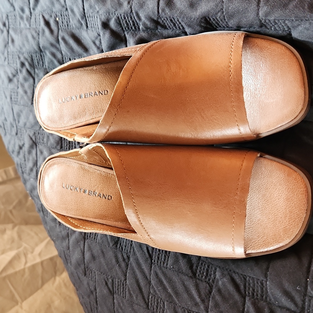 Lucky Brand Jemie Sandal Heels Brand New! Size 7.5!